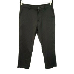 Amazon Essentials Men Pants Classic Fit 32x30 Black Straight Leg Pockets Trouser